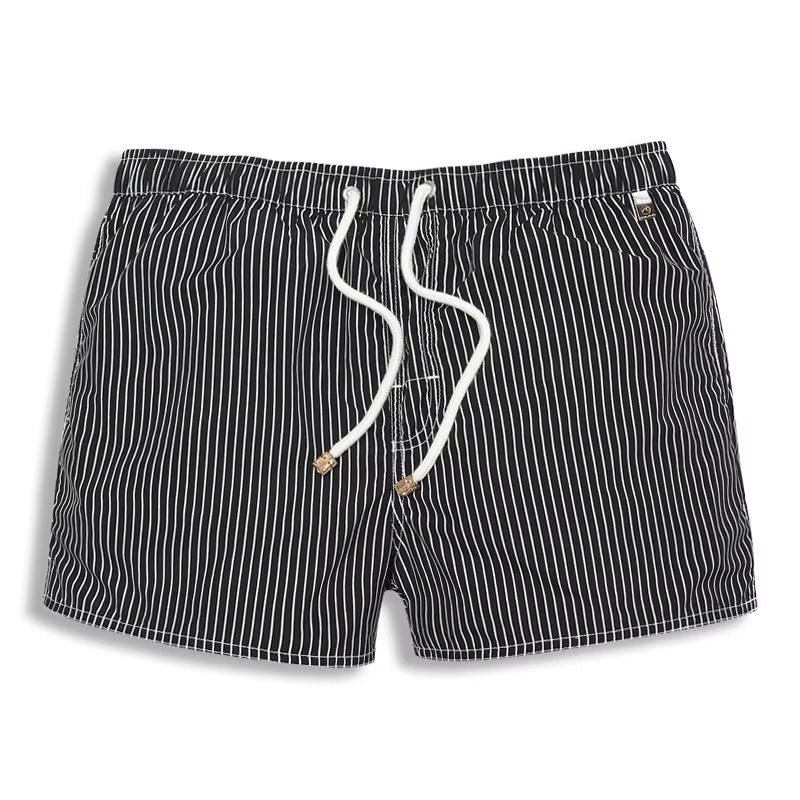 Shorts De Bain Pour Homme À Rayures Amawinc Quick Dry Trunks Avec Cordon Confortable Et Ajustement Idéal