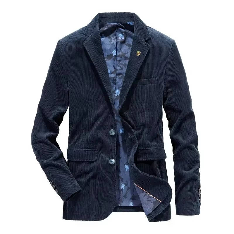 Amawinc Blazer En Velours Côtelé Pour Homme Classique Moderne Pour Tenue Professionnelle Et Décontractée