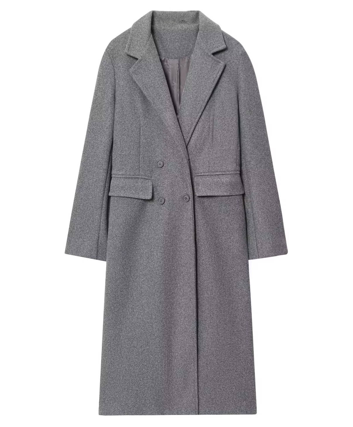 Manteau Long Femme À Double Boutonnage Amawinc Élégant Et Chaud Pour Hiver Charmant