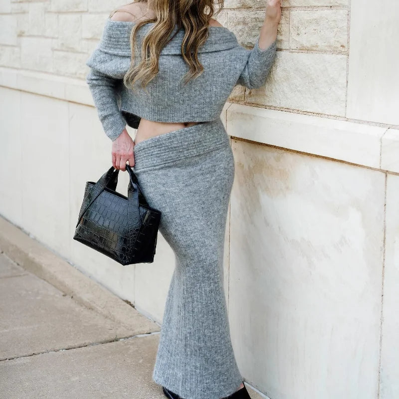 Stilvolles Wollpullover-Set Jahira für elegante Looks