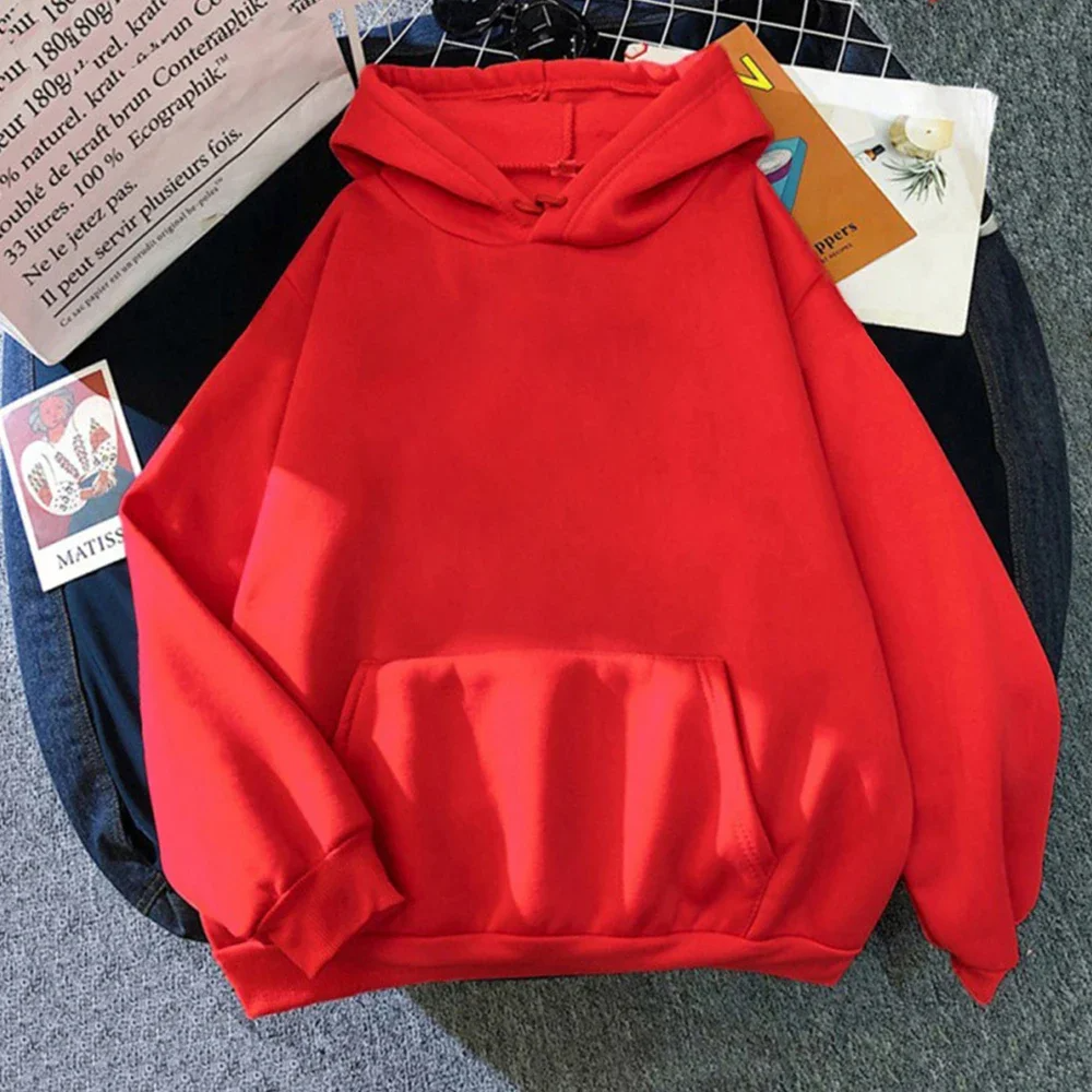 Pull À Capuche Femme Coupe Oversized Molleton Doux Poche Kangourou Poignets Côtes