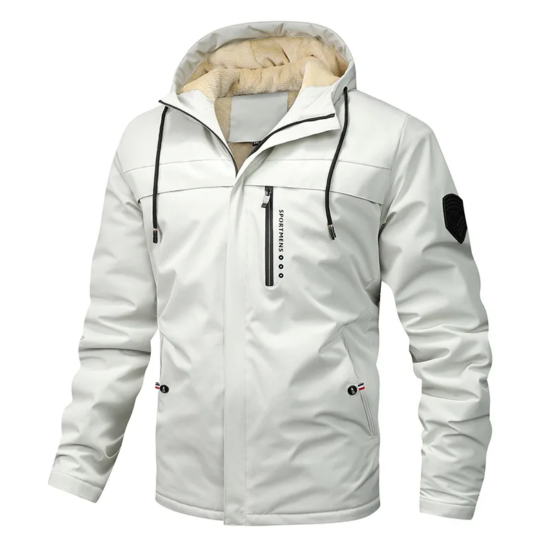 Veste Homme Nordisk Flair Regular Fit Avec Capuche En Polaire Doublée Pare Vent Et Résistante À L Eau Avec Poches Zip