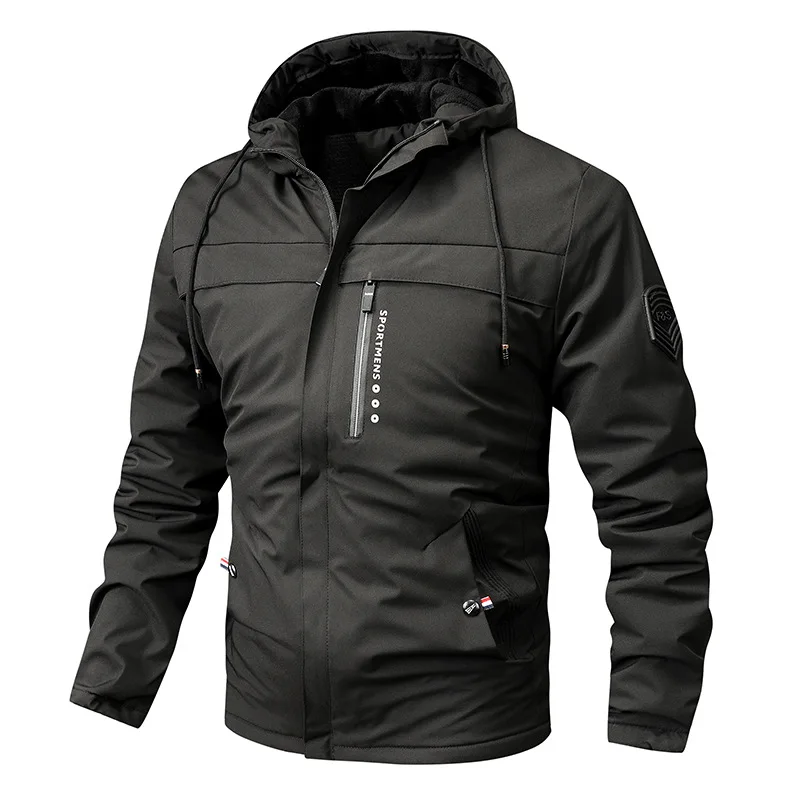 Veste Homme Nordisk Flair Regular Fit Avec Capuche En Polaire Doublée Pare Vent Et Résistante À L Eau Avec Poches Zip