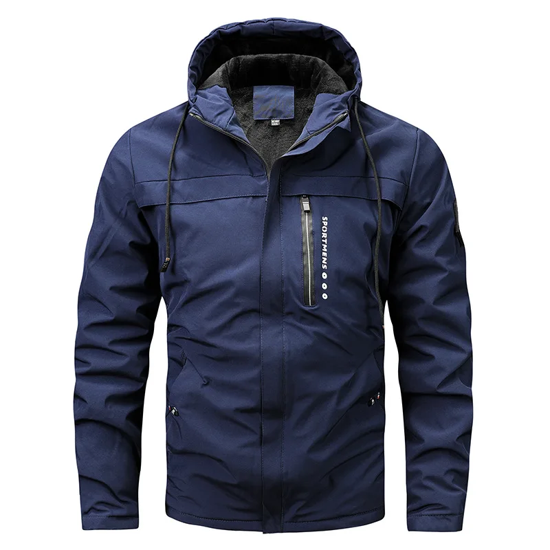 Veste Homme Nordisk Flair Regular Fit Avec Capuche En Polaire Doublée Pare Vent Et Résistante À L Eau Avec Poches Zip
