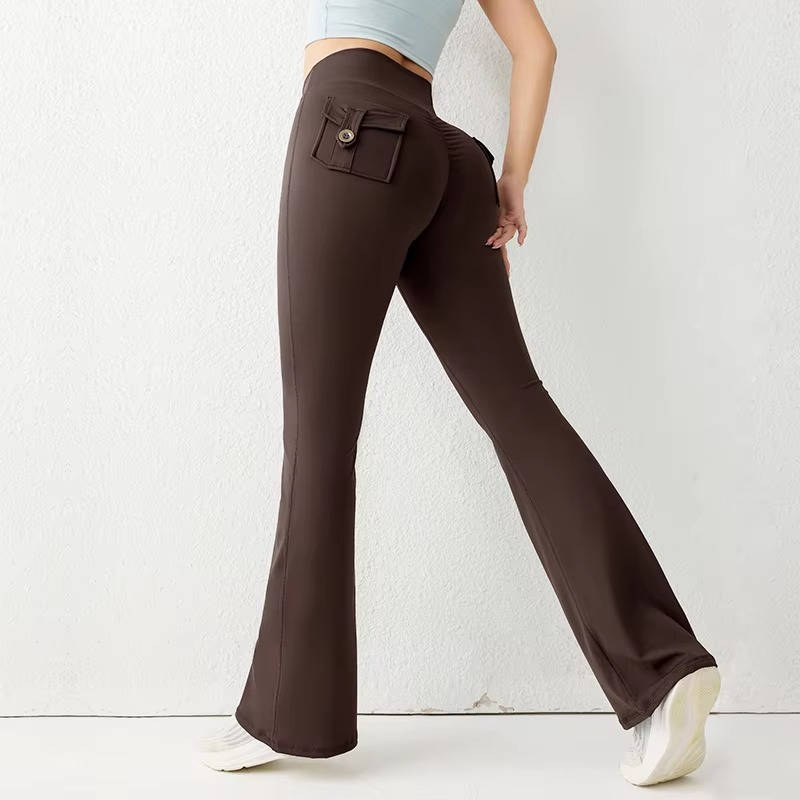 Leggings Femme Taille Haute Avec Poches Anti Glisse Pour Yoga Intensif Et Course Du Matin