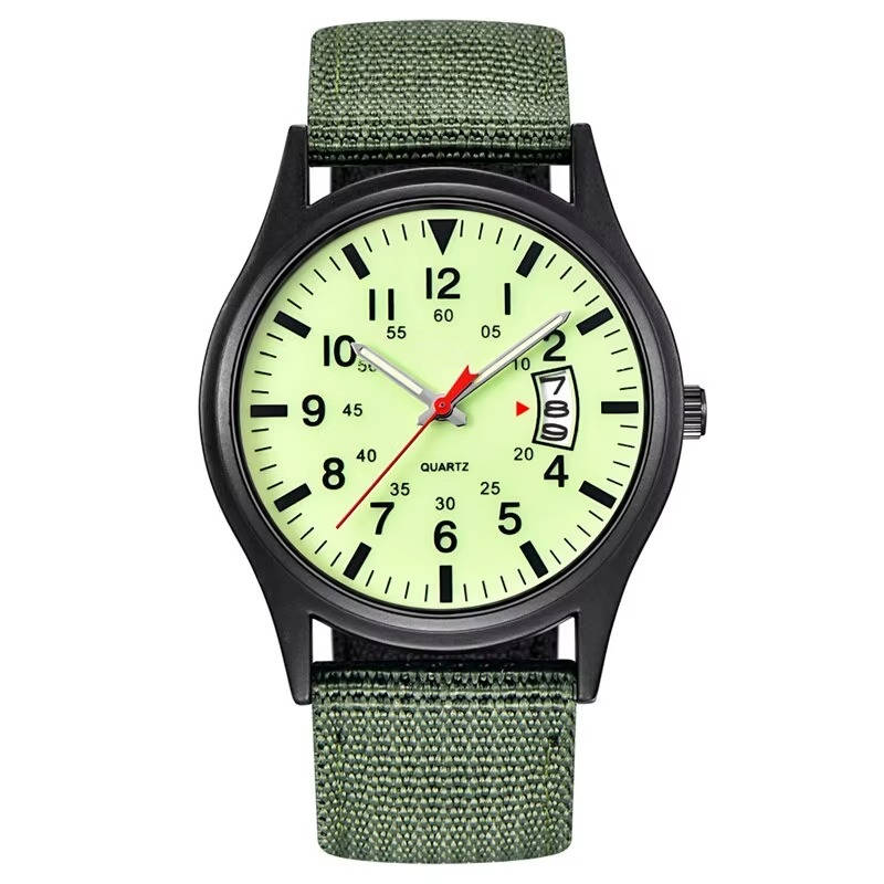 Montre Quartz Militaire Tactique Résistante Étanche Verre Minéral Pour Aventure Plein Air