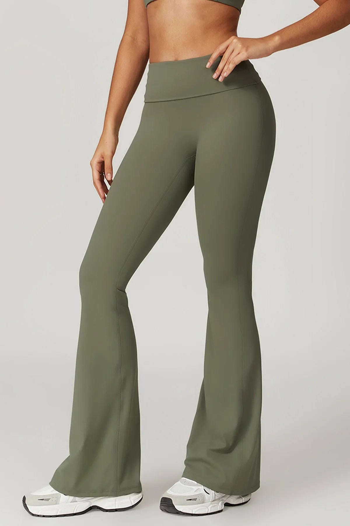 Pantalon de Yoga Taille Haute avec Contrôle du Ventre pour Studio à la Rue et Silhouette Affinée