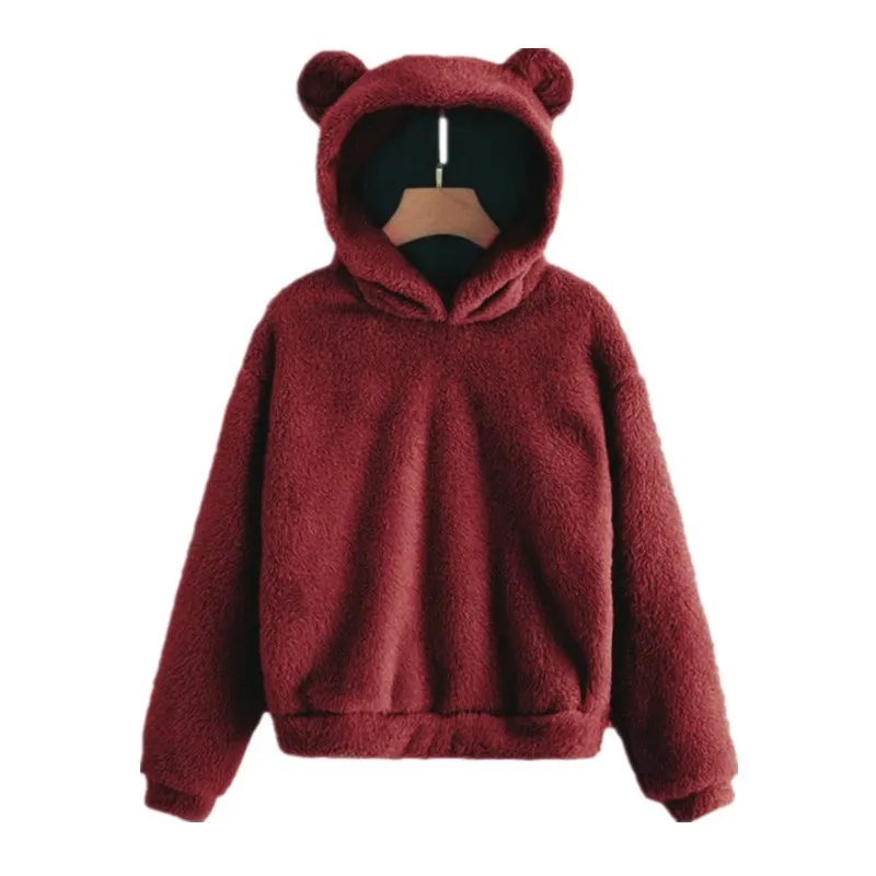 Amawinc Sweat Femme En Molleton Polaire À Capuche Avec Oreilles Pour Confort Décontracté Au Quotidien