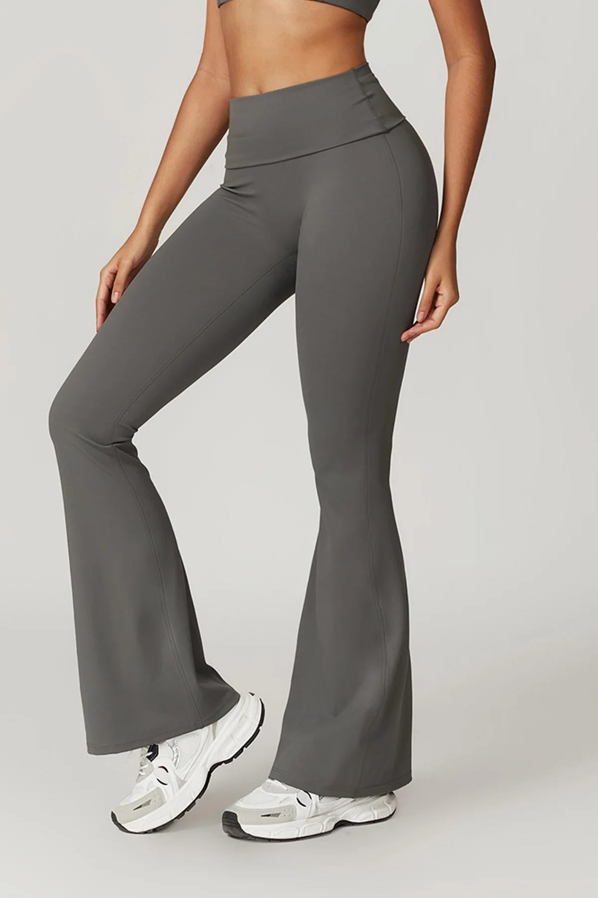 Pantalon de Yoga Taille Haute avec Contrôle du Ventre pour Studio à la Rue et Silhouette Affinée