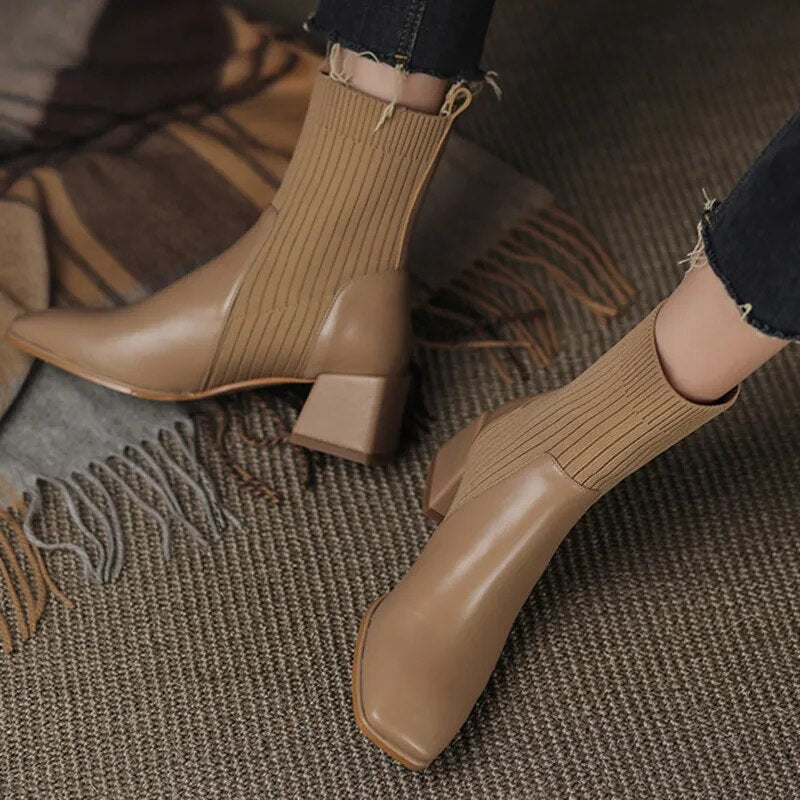 Annelotte Stiefel mit unterstützendem Absatz