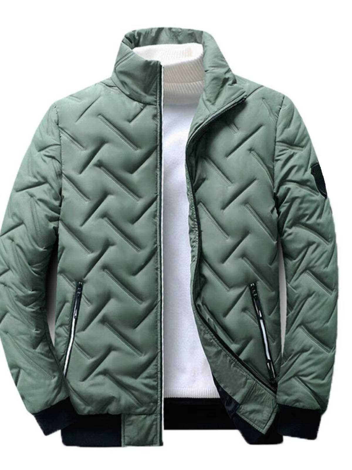 Doudoune Homme Matelassée Coupe-Vent Ultra Légère Chaude Pour L Hiver Idéale Pour Ville Plein Air