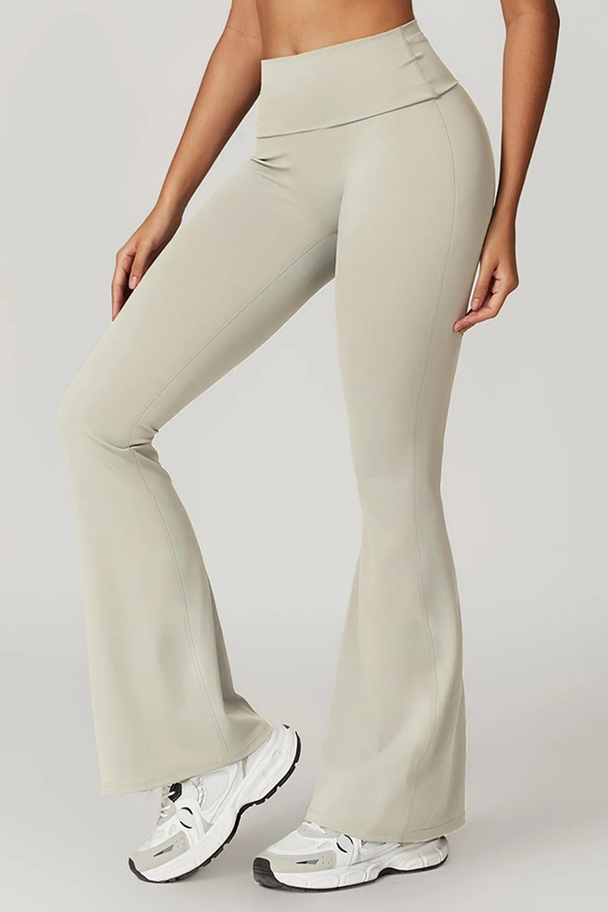 Pantalon de Yoga Taille Haute avec Contrôle du Ventre pour Studio à la Rue et Silhouette Affinée