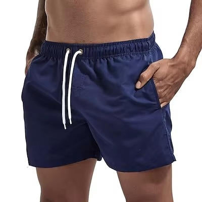 Amawinc Maillot De Bain Homme Séchage Rapide Gris Short De Bain Avec Cordon Confort Pour Plage Piscine