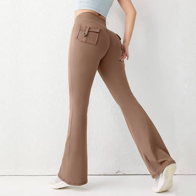 Leggings Femme Taille Haute Avec Poches Anti Glisse Pour Yoga Intensif Et Course Du Matin