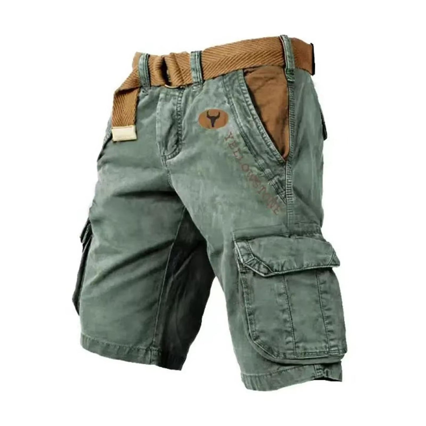 Shorts Cargo Multifonctionnels Pour Homme Avec Six Poches Pour Voyage Plein Air Et Vie Quotidienne