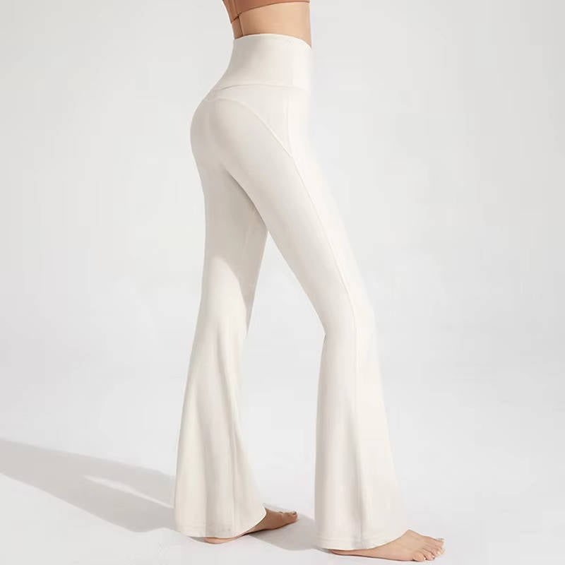 Leggings Taille Haute Évasés Confortables Idéals Pour Yoga Déplacements Sans Glissade