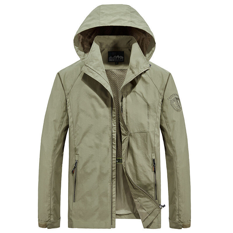 Veste à Capuche Homme Séchage Rapide Tissu Respirant Poches Multiples Pour Aventures Plein Air Amawinc Nordisk Flair