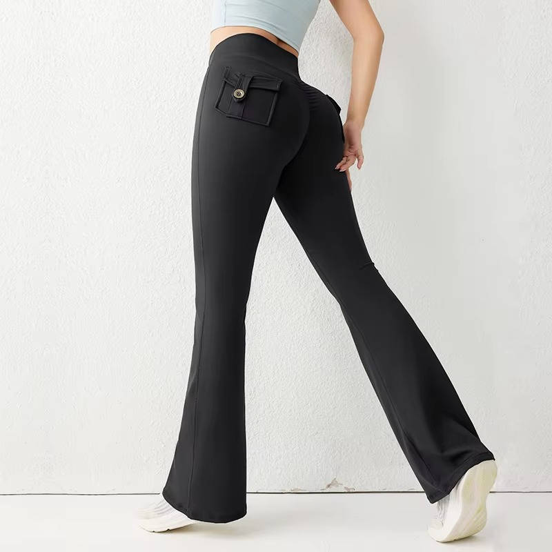 Leggings Femme Taille Haute Avec Poches Anti Glisse Pour Yoga Intensif Et Course Du Matin