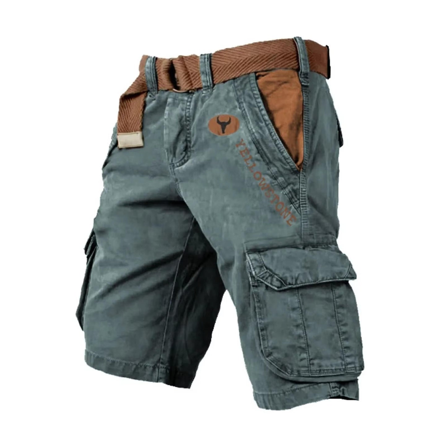 Shorts Cargo Multifonctionnels Pour Homme Avec Six Poches Pour Voyage Plein Air Et Vie Quotidienne