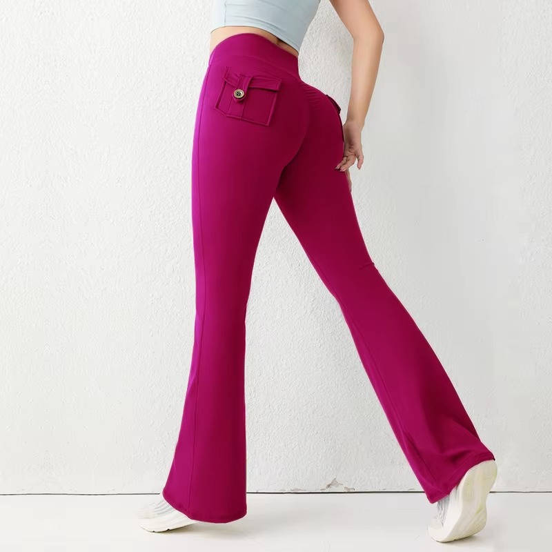 Leggings Femme Taille Haute Avec Poches Anti Glisse Pour Yoga Intensif Et Course Du Matin