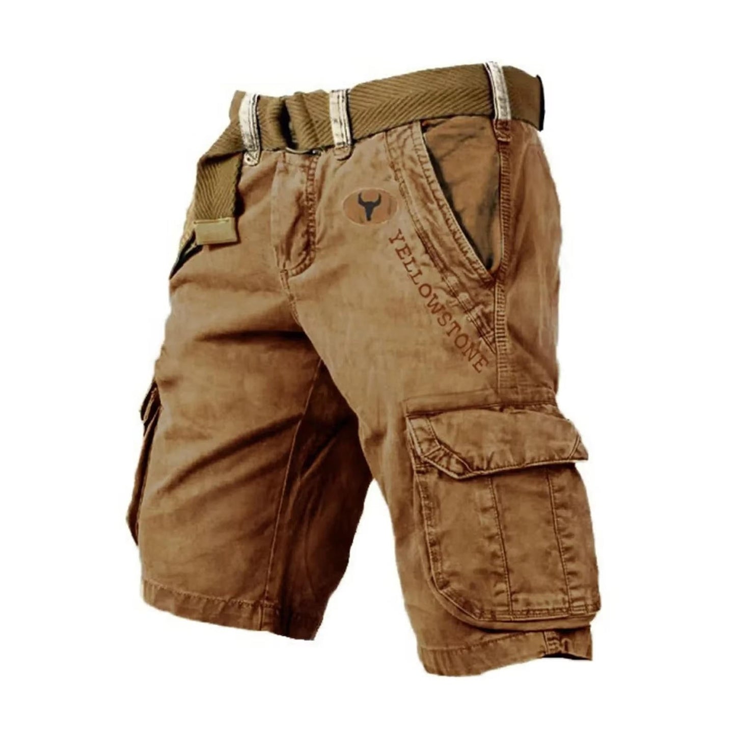 Shorts Cargo Multifonctionnels Pour Homme Avec Six Poches Pour Voyage Plein Air Et Vie Quotidienne