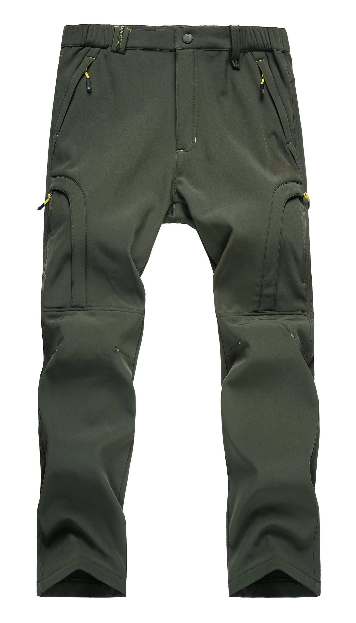 Amawinc Pantalon De Randonnée Pour Homme Isolé À Double Couche Contre Le Froid Extérieur