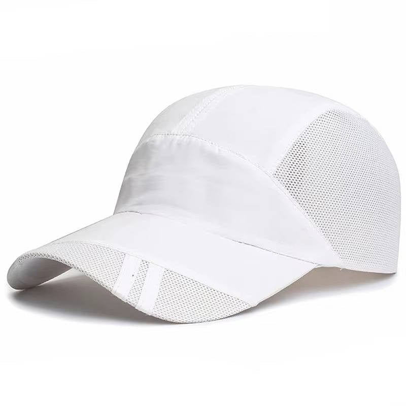 Casquette De Sport Pour Homme Réglable Avec Panneaux Respirants En Maille Pour Activités Extérieures
