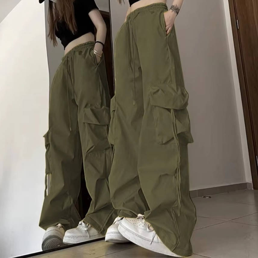 Amawinc Pantalon Baggy Pour Femme Avec Poches Cargo Confort Ultra Tout Au Long De La Journée Coupe Loose