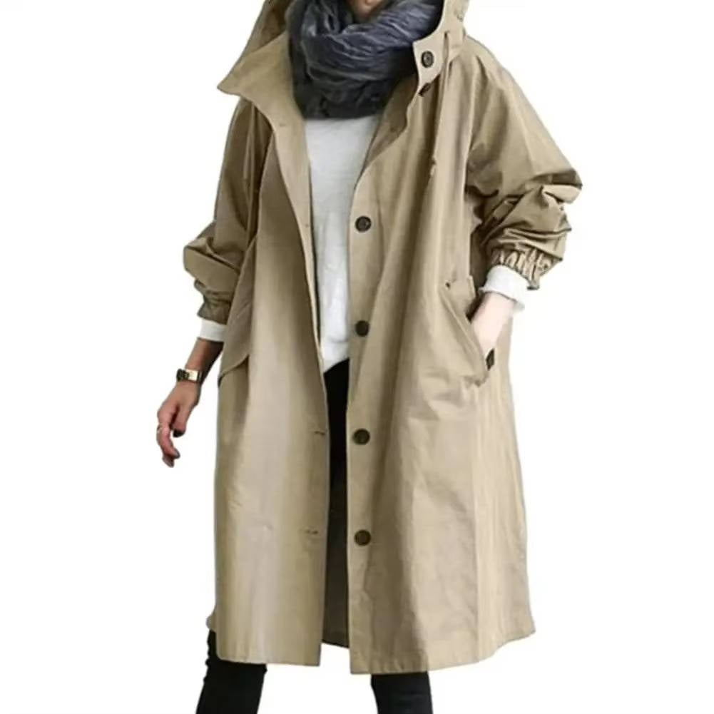 Manteau Trench Imperméable Oversize Pour Femmes Amawinc Confort Ultra Sec Et Coupe Moderne Flatteuse