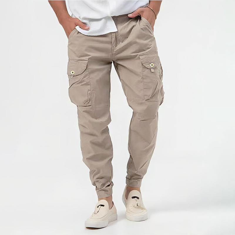 Christopher Pantalon Cargo Léger Pour Hommes Avec Poches Multifonctions Pour Déplacements Quotidiens