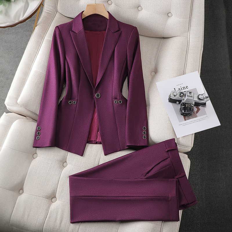 Anežka Damen Blazer-Anzug: Elegant für alle Anlässe