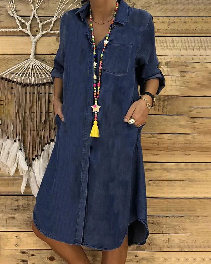 Blaues Kleid, Modell Lena