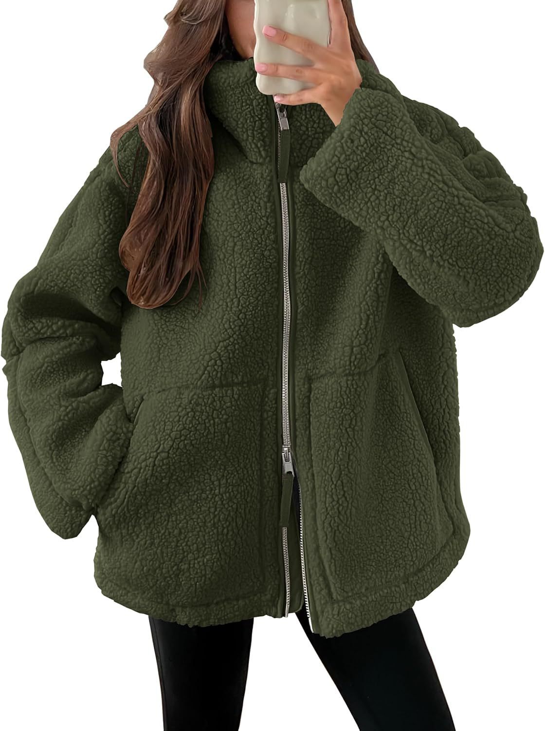 Veste Zip Pour Femme En Laine Mélangée Chaude Et Confortable Avec Coupe Moderne Indispensable Pour L Hiver