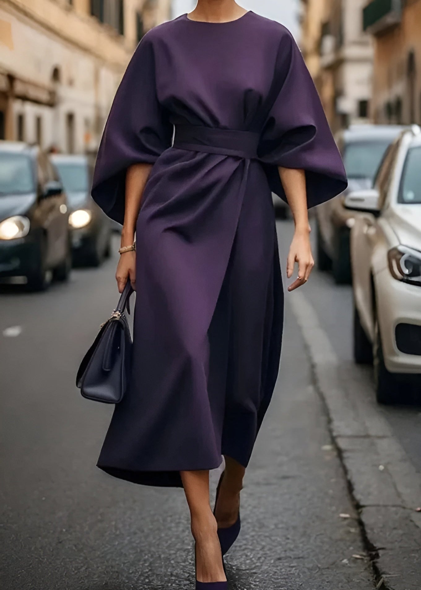 Robe Maxi Fluide À Ceinture Aurora Amawinc Pour Femme Élégante Et Confortable Idéale Pour Jour Et Soir