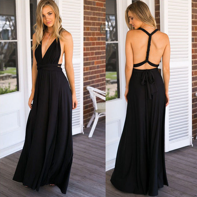 Damen Boho Kleid im Bandagen-Stil von Fudus
