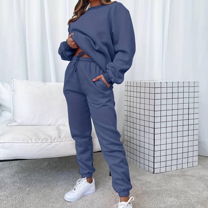 Jenna Ensemble Sweatshirt Et Joggers Assortis Pour Femme Confort Et Style Décontracté Moderne