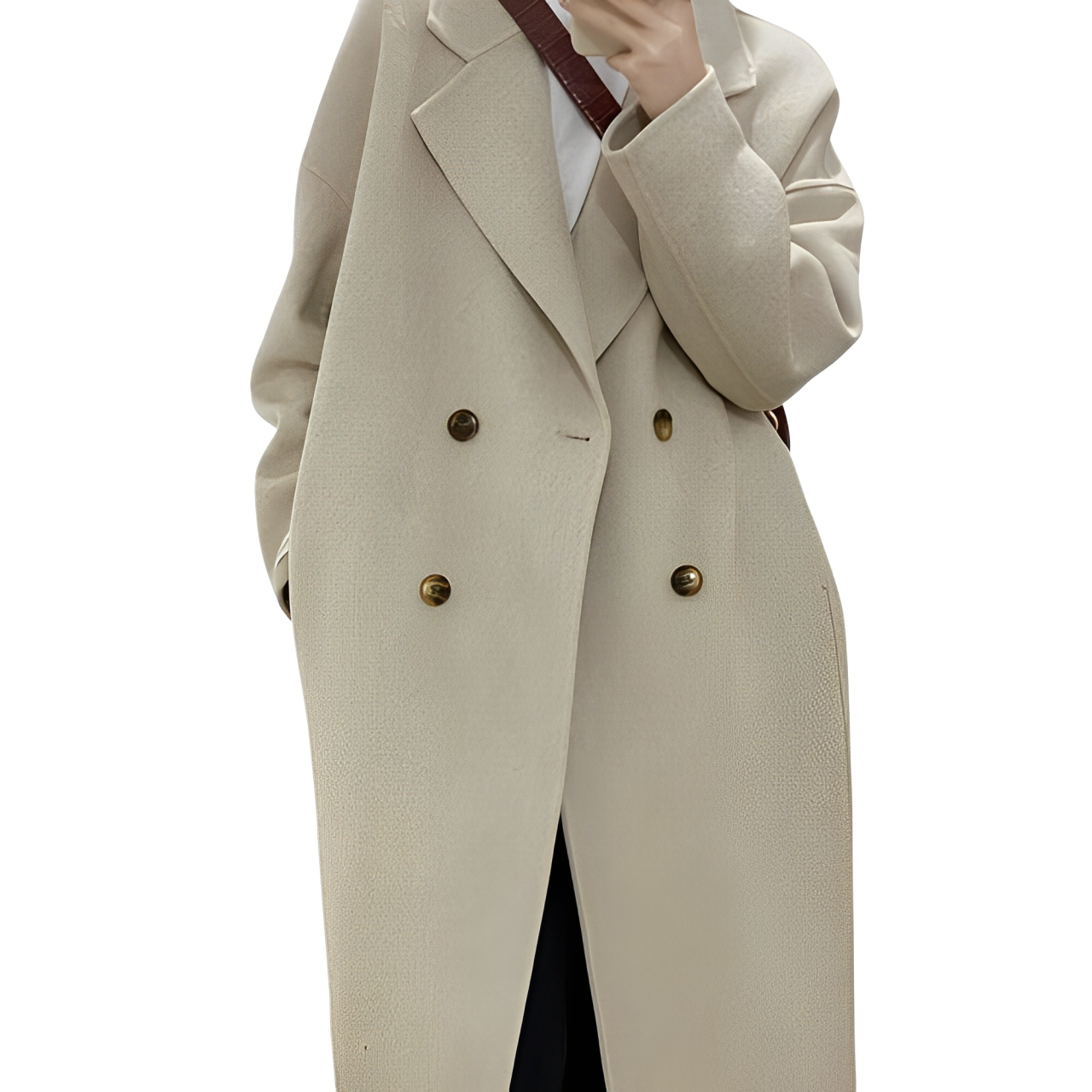 Damen-Kaschmir-Wendemantel von Alva