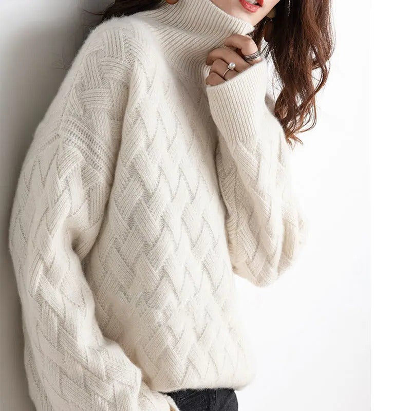 Elara Pull Col Roulé Élégant Pour Femme Chic Saisonnier Confort Et Design Intemporel