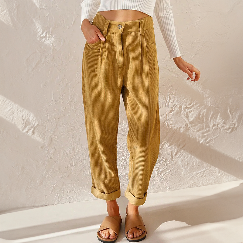 Damen Cordhose Elise: bequem, stylisch und vielseitig