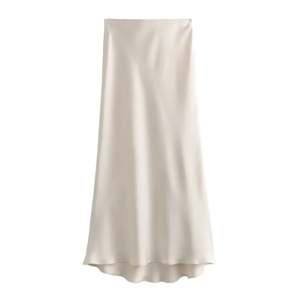 Jupe Slip Estelle pour Femmes Amawinc Haute Taille Élégante et Polyvalente pour Jour et Soir