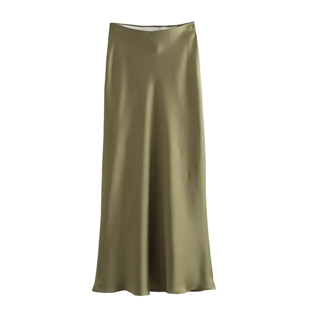 Jupe Slip Estelle pour Femmes Amawinc Haute Taille Élégante et Polyvalente pour Jour et Soir