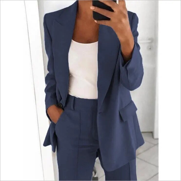 Avelena Damen Blazer: Eleganter Anzug mit perfekter Passform