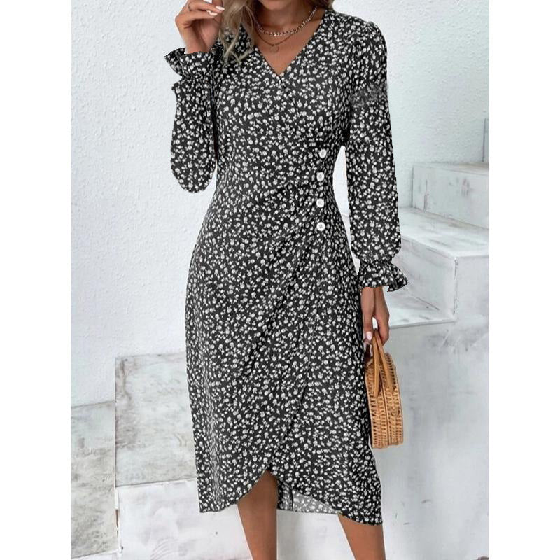 Fudus Kleid: Asymmetrisch, Puffärmel
