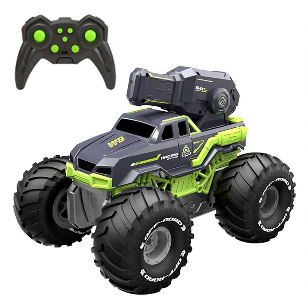 Véhicule Tout-Terrain Amphibie RC Étanche Avec Chenilles Et Pistolet À Eau Haute Pression Pour Enfants
