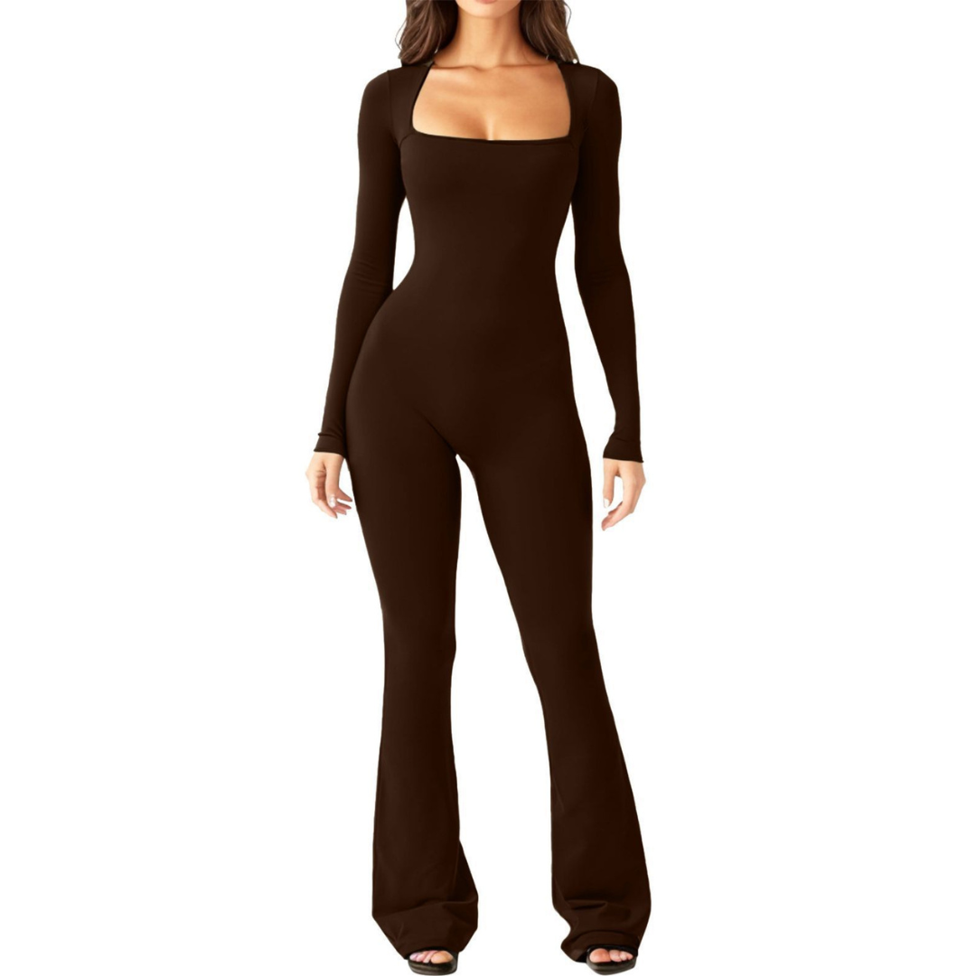 Damens Jumpsuit aus figurbetontem Flare-Design von Naria