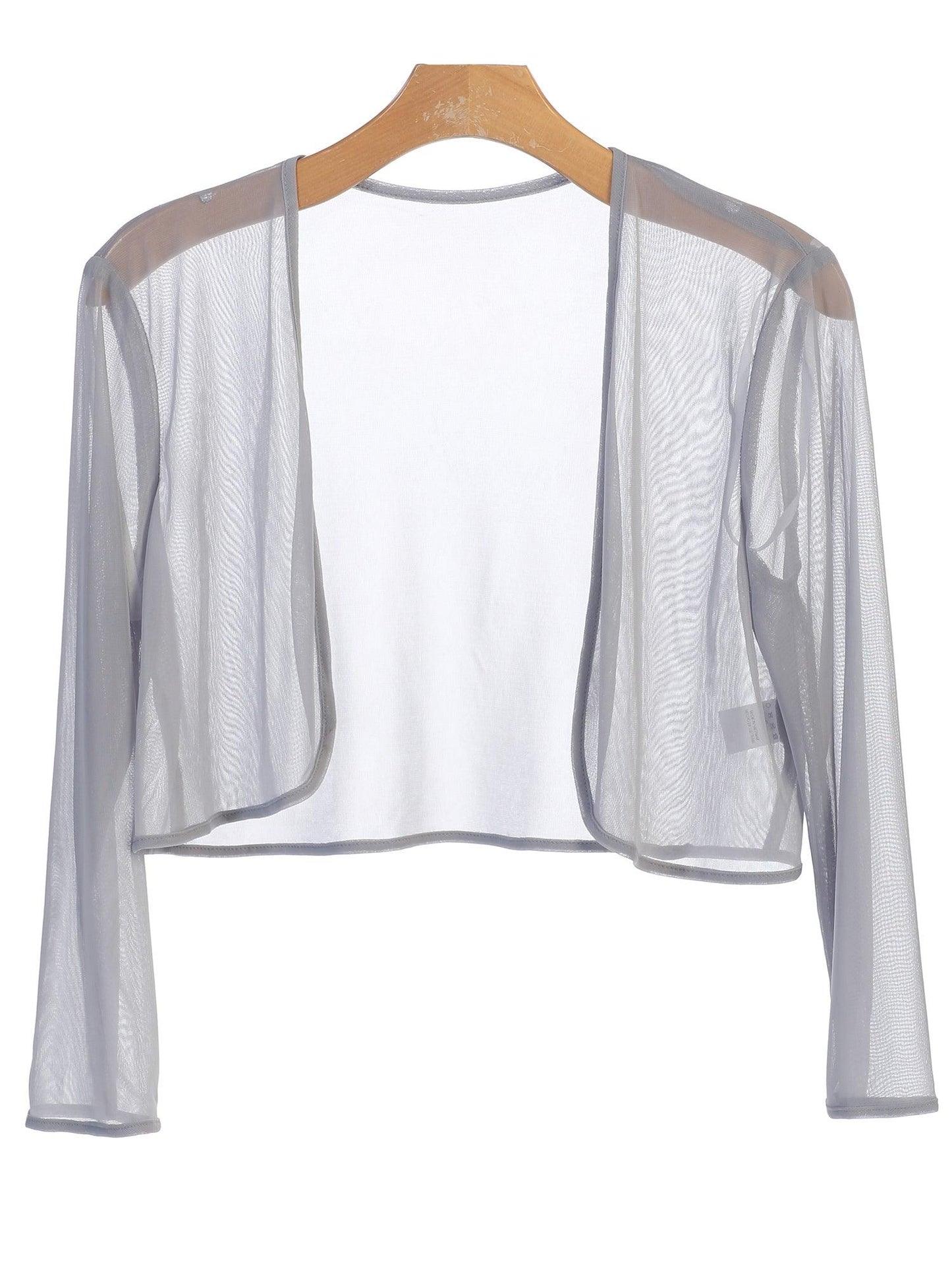 Boléro En Chiffon Eva Fashion EV3277 Pour Tenue Formelle Avec Manches Longues Disponible En Plusieurs Couleurs