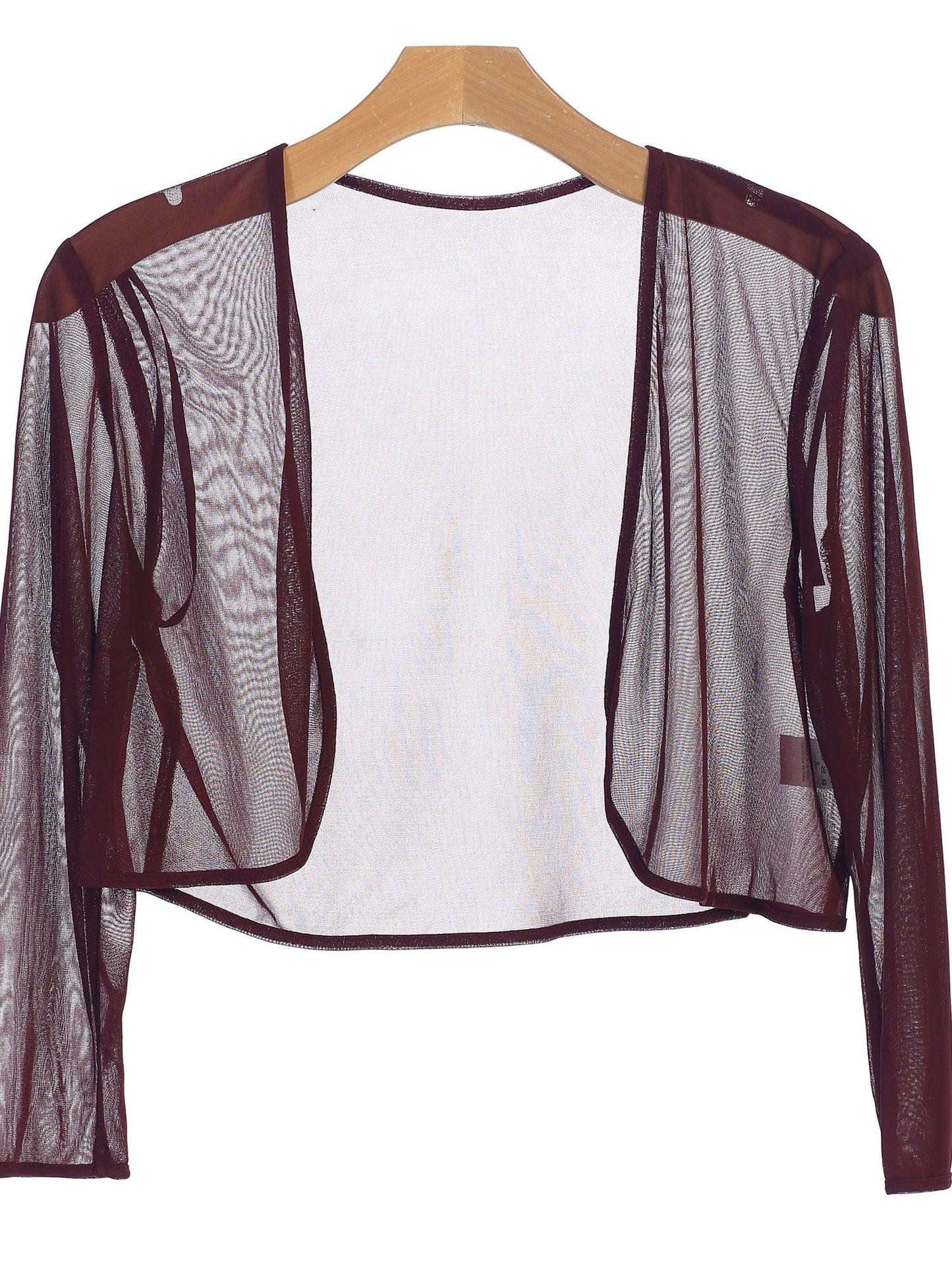 Boléro En Chiffon Eva Fashion EV3277 Pour Tenue Formelle Avec Manches Longues Disponible En Plusieurs Couleurs