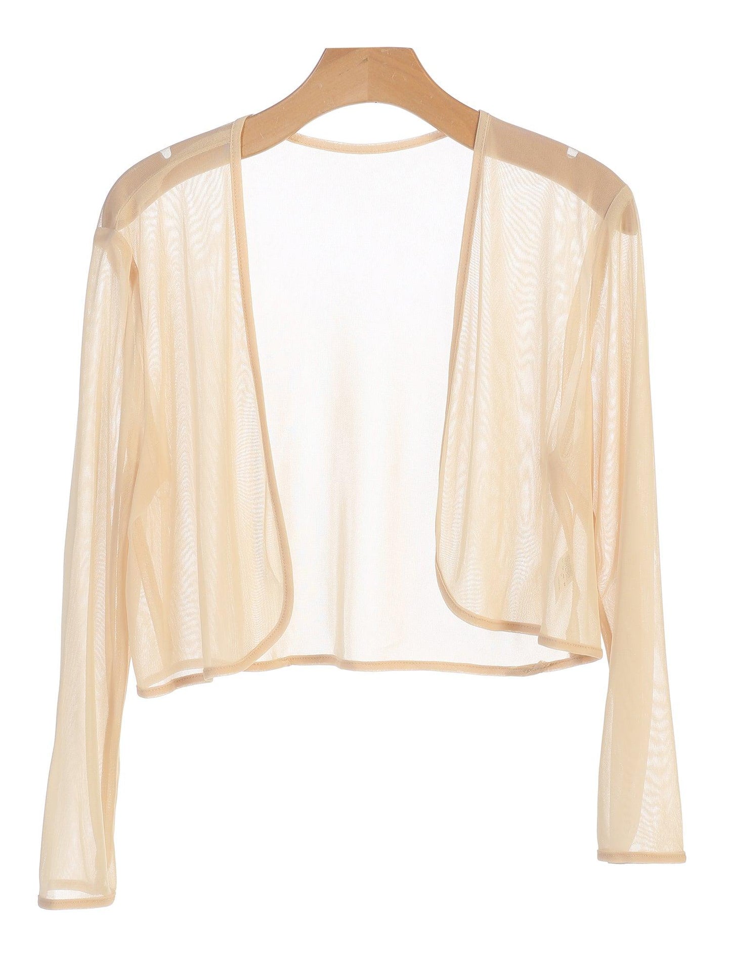 Boléro En Chiffon Eva Fashion EV3277 Pour Tenue Formelle Avec Manches Longues Disponible En Plusieurs Couleurs