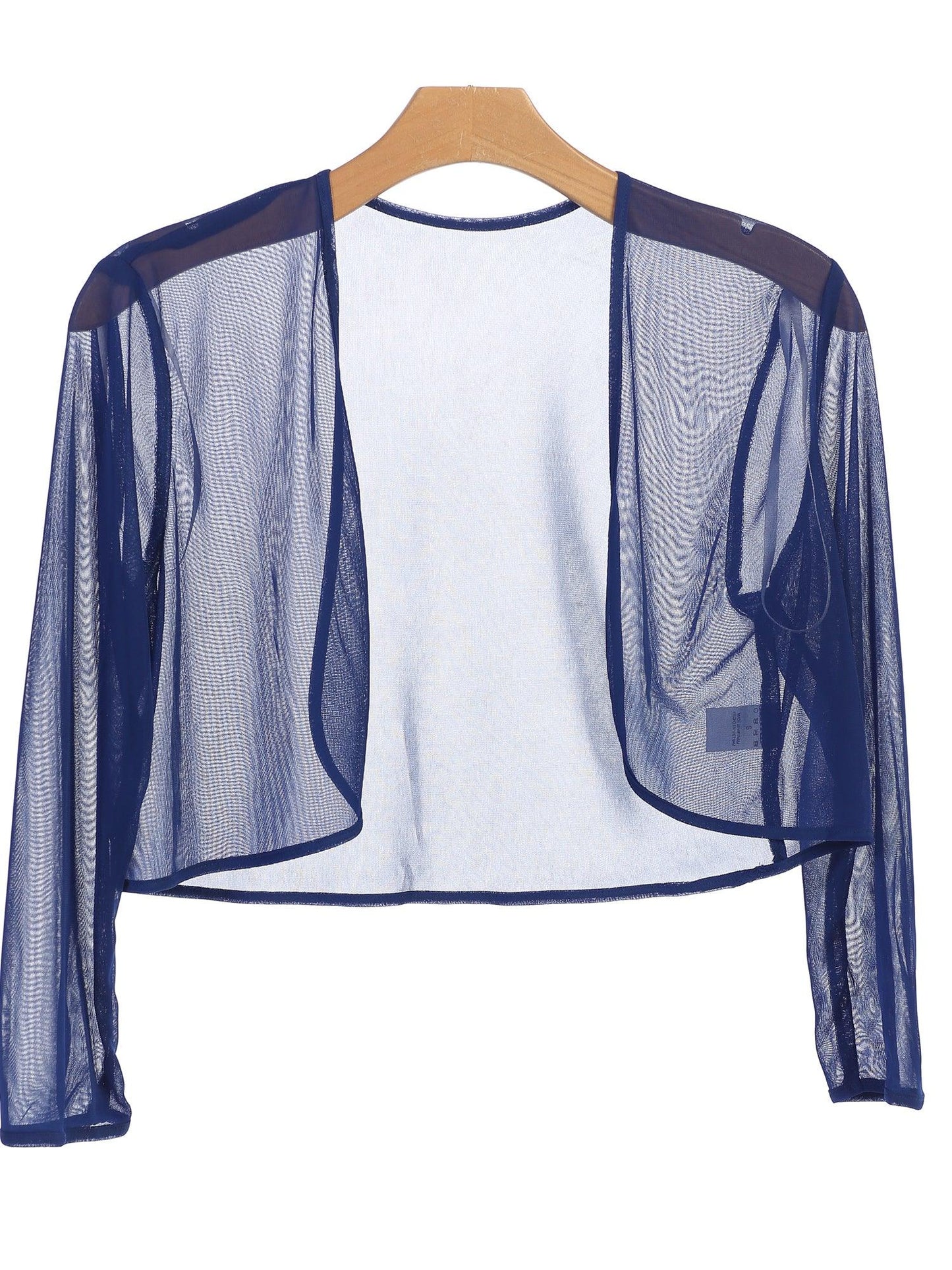 Boléro En Chiffon Eva Fashion EV3277 Pour Tenue Formelle Avec Manches Longues Disponible En Plusieurs Couleurs