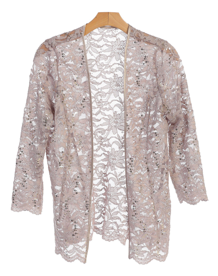 Cocoa L Formal Lace Scallop Edge Jacket Sale - Amawinc